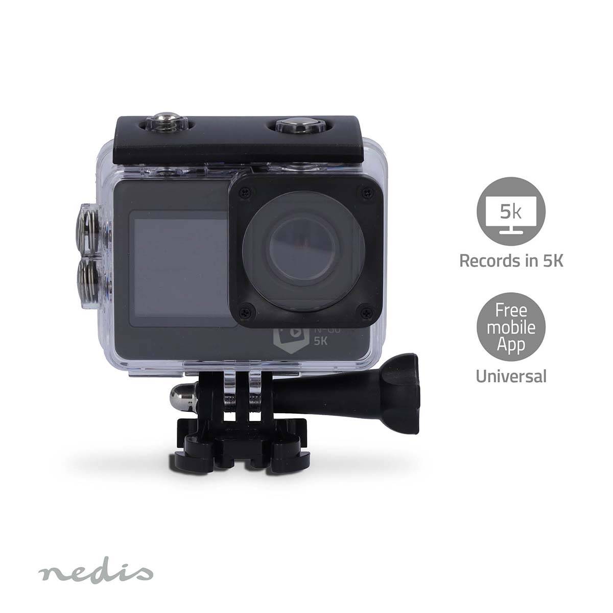 Nedis Action Cam | ACAM71BK | Schwarz-2
