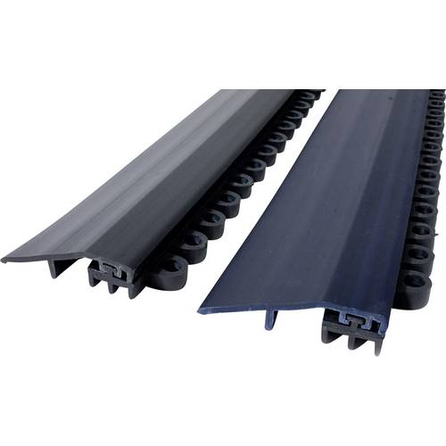 COBA Europe P244-0900-C09 Premier Verbinder Male PVC-Platte (L x B x H) 900 x 50 x 15 mm Schwarz