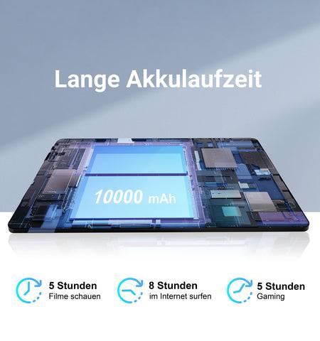 XORO MegaPAD 1333 Pro 13,3" Tablet PC FHD IPS LCD Android13 Akku 2.0GHz 64Bit 6GB RAM 128GB Flash 5G WiFi BT5.0 Kamera-2