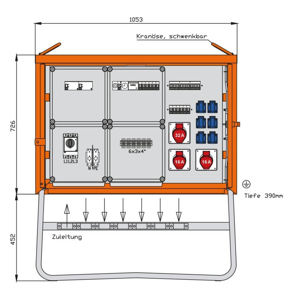 Walther Werke Beleuchtungsverteiler WV0253BER1-1