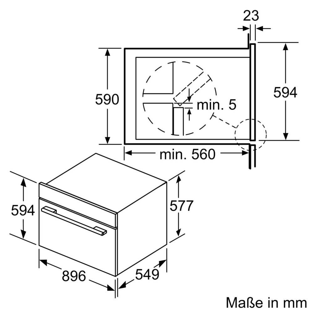 Bosch MDA EB-Backofen VBD5780S0-2