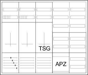 Eaton Zählerschrank ZSD-ZZ2V-1100/APZ-0