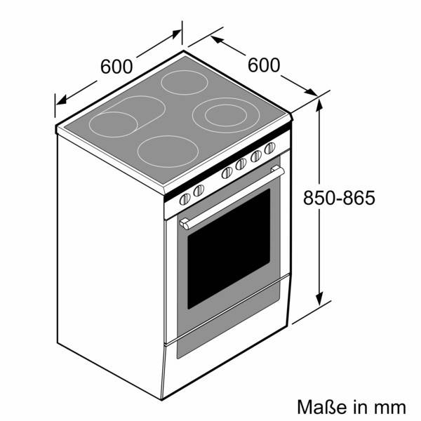 Bosch MDA Elektroherd Serie6,60cm HKS79U250-2