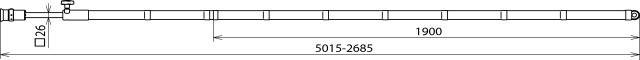 DEHN Teleskop-Erdungsstange ESTC SQL RW 5000-2