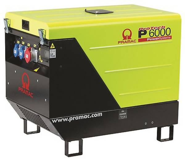 PRAMAC P6000 - Diesel Stromerzeuger (400V/230V | 435 cm³ Hubraum | 3 Phasen | IP23 | E-Start)