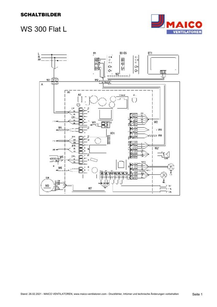 Maico Raumluft-System WS 300 Flat L-1