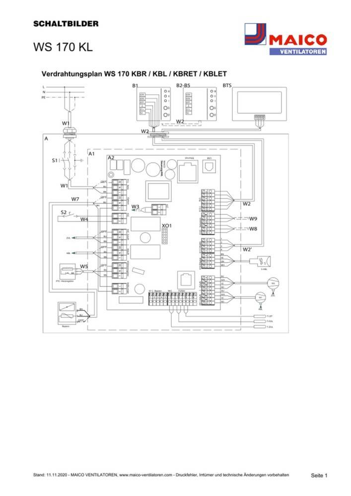Maico Raumluft-System WS 170 KL-1