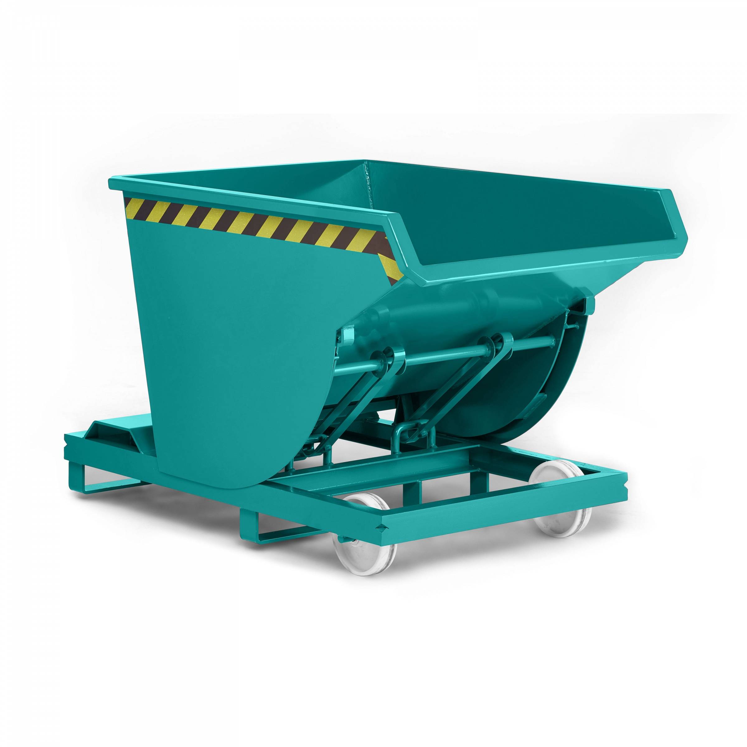 R+R Industrietechnik Selbstkipper Typ RSK-50 1280x1350x810mm 500dm³ RAL 5018 Türkisblau-0