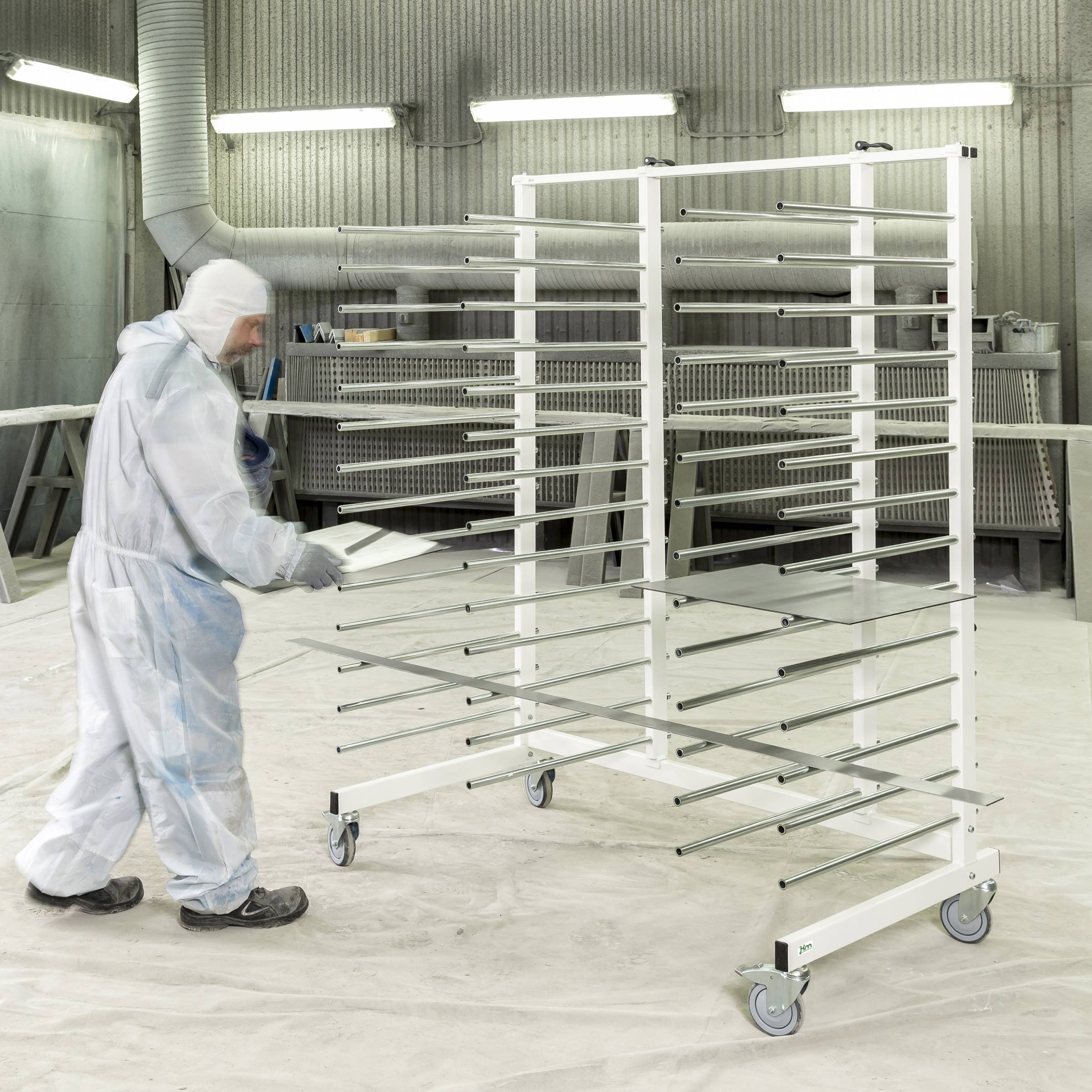 Kongamek Trockenwagen in weiß 1520x860x1960mm-2
