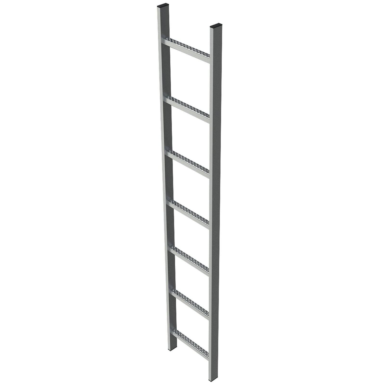 Zarges Schachtleiter 300mm lichte Breite 10 Sprossen Stahl verzinkt-0