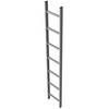 Zarges Schachtleiter 300mm lichte Breite 4 Sprossen Stahl verzinkt