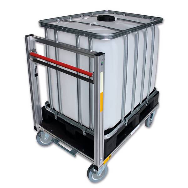 Rollcontainer IBC, inkl. IBC-Tank, Fassungsvermögen 640 l