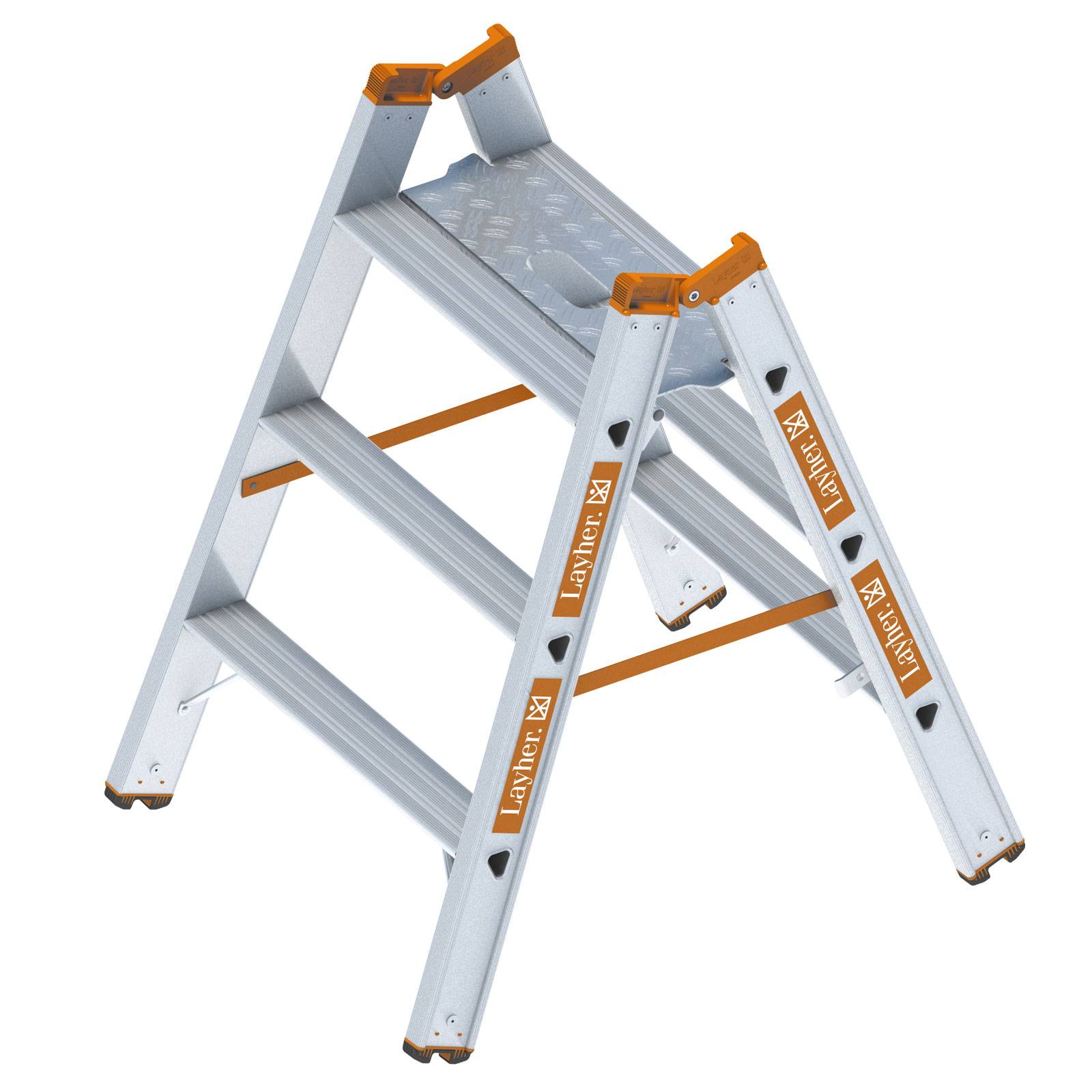 Layher Schwerlasttritt Topic 1043 3 Stufen-0
