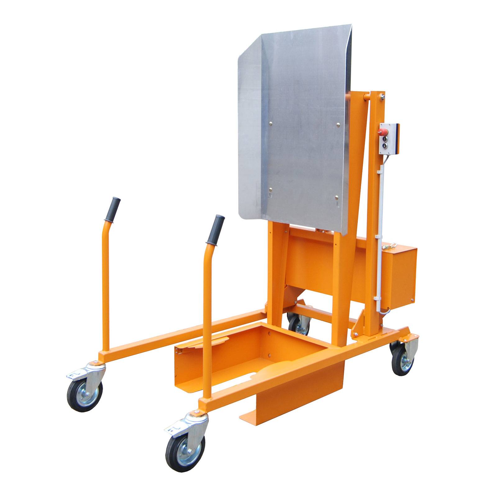 Bauer Mülltonnen-Kippstation MKS-12V, Elektrohydraulisch, lackiert, Gelborange-0