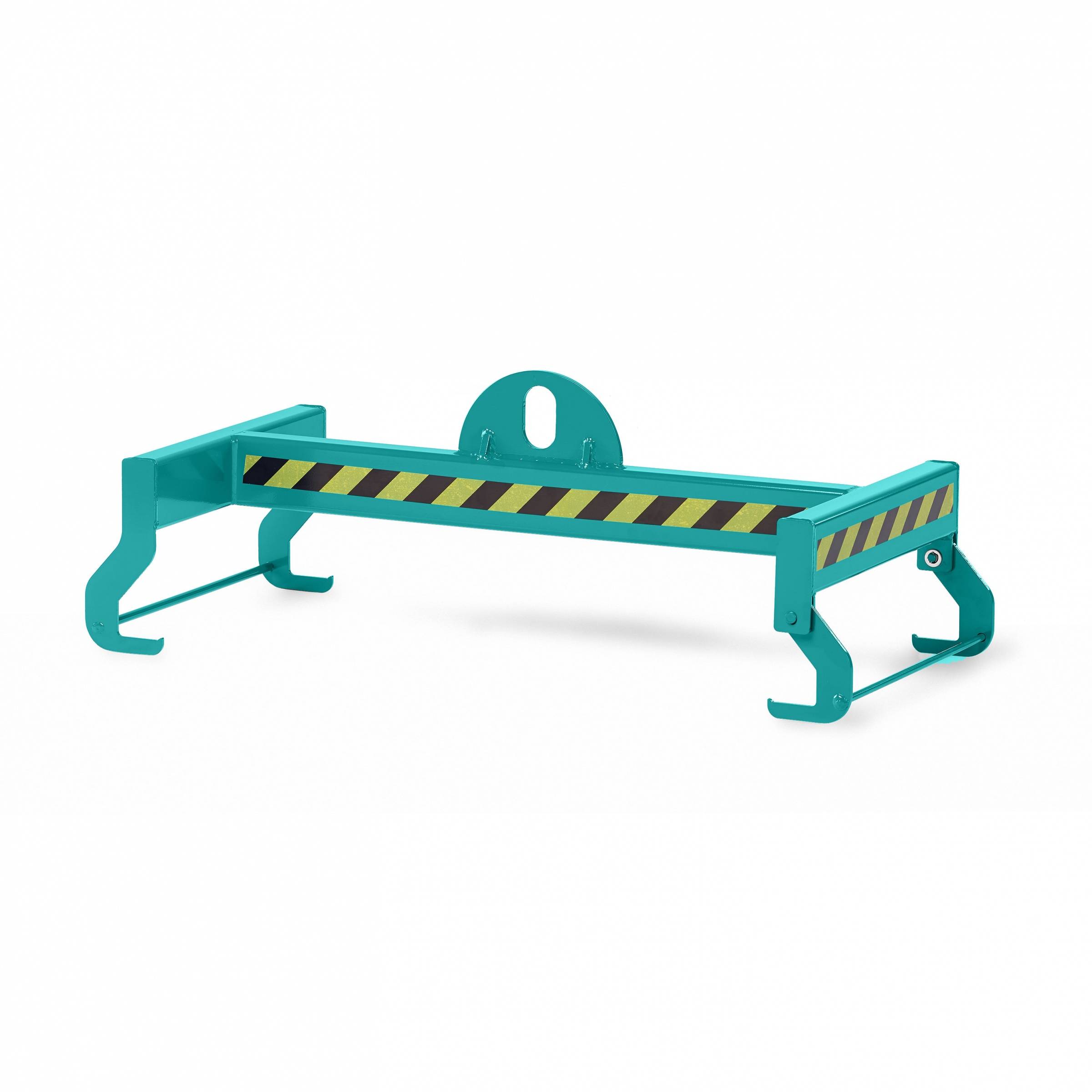 RR Industrietechnik Gitterboxtraverse Typ RGT 610x1240mm RAL 5018 Türkisblau-0