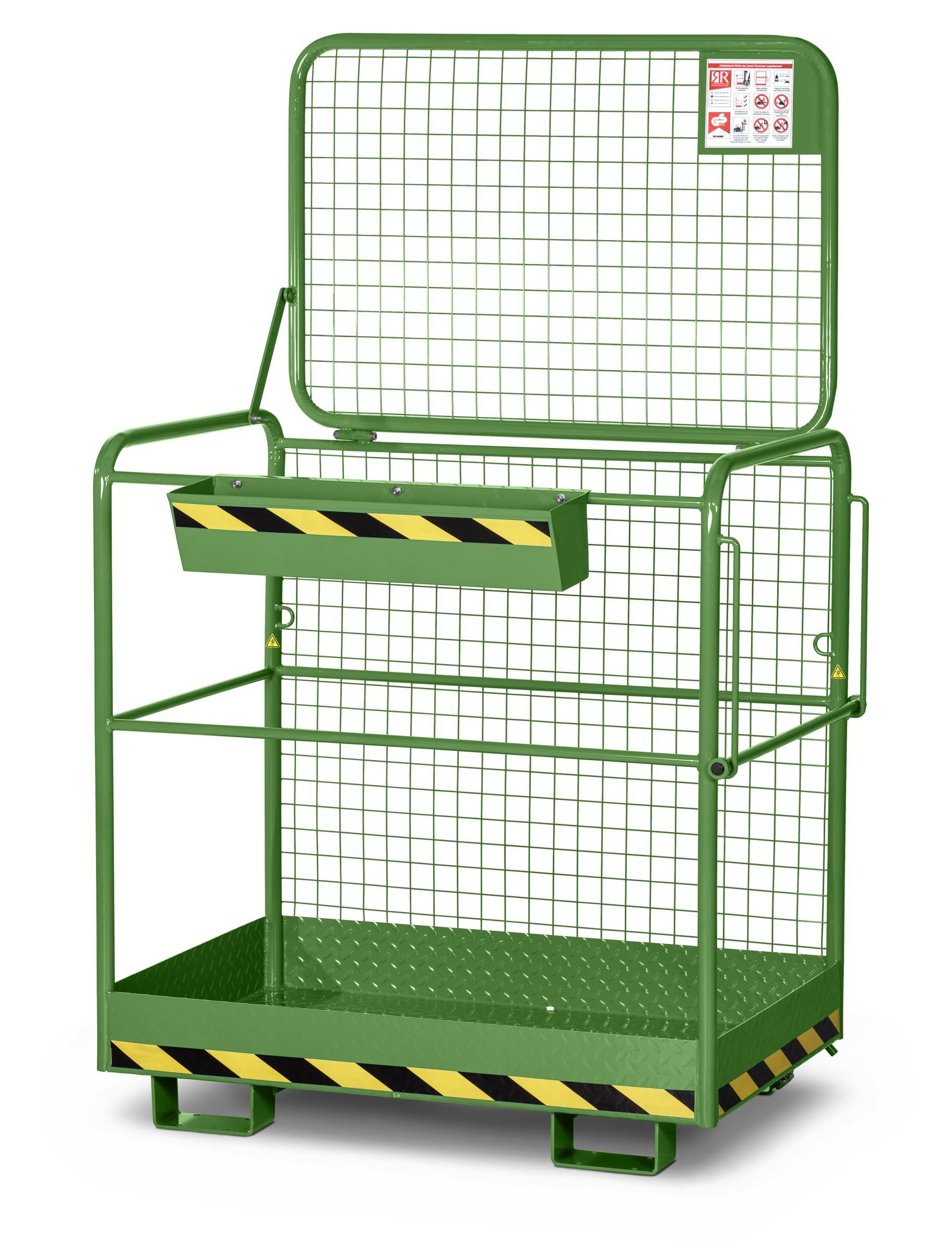 RR Industrietechnik Arbeitskorb Typ RAK-Eco RAL 6011 resedagrün-0
