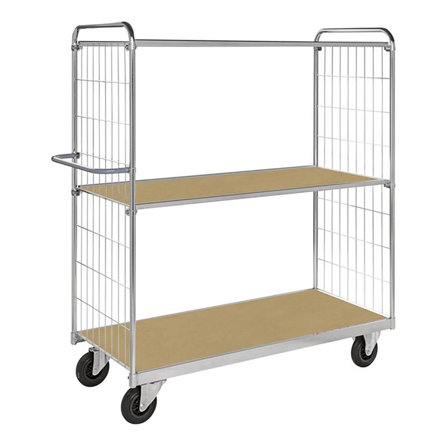 Kongamek ESD-Etagenwagen Serie 9000-L mit 3 Etagen 1400x600 Ladefläche ohne Bremse-0