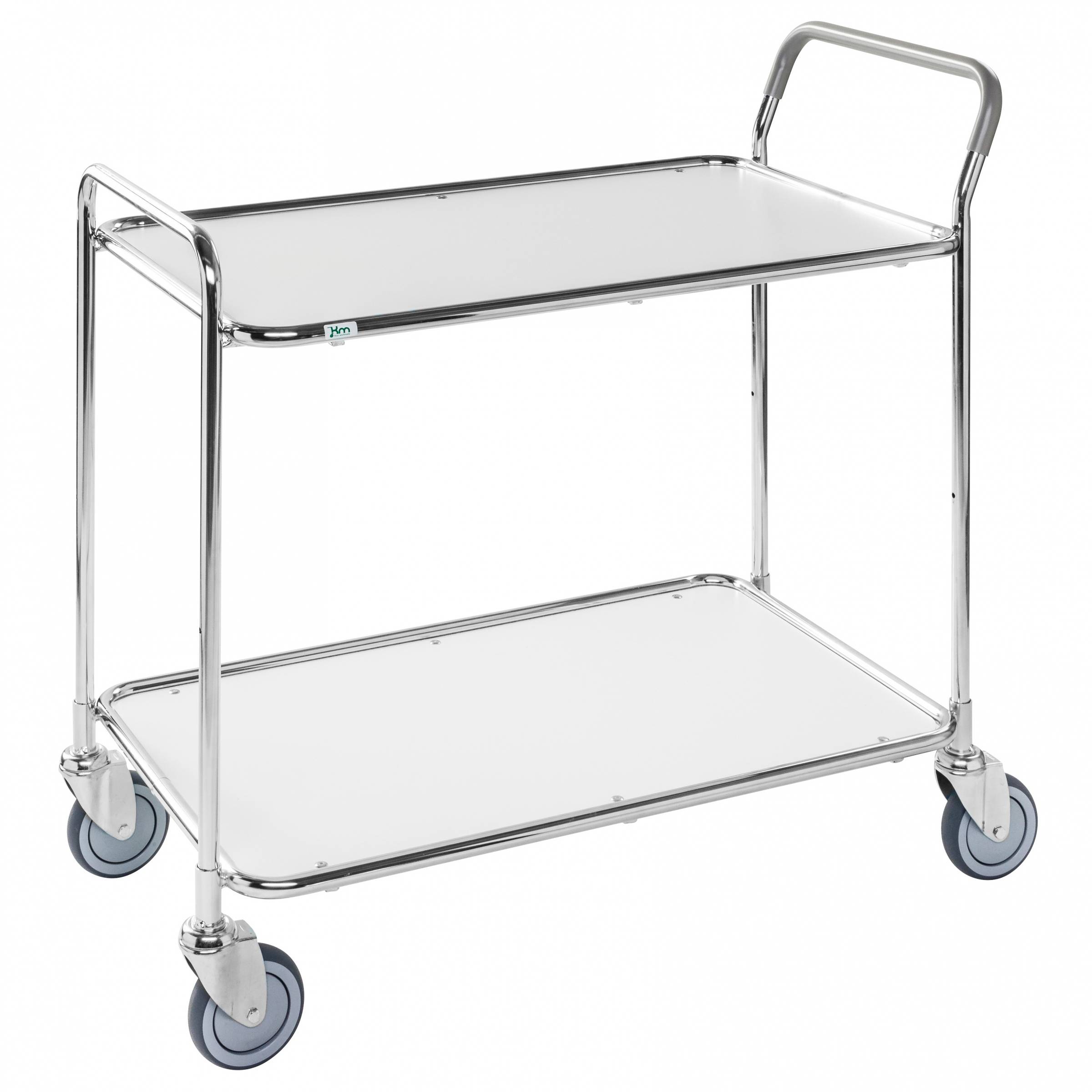 Kongamek Tischwagen mit 250kg Tragkraft 850x508mm Ladefläche in weiss-0