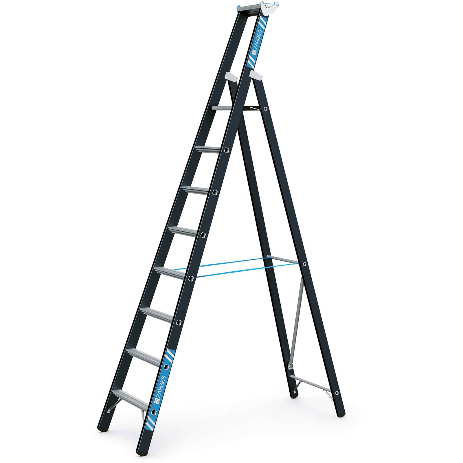 Zarges SL Stehleiter Megastep S 8 Sprossen-0