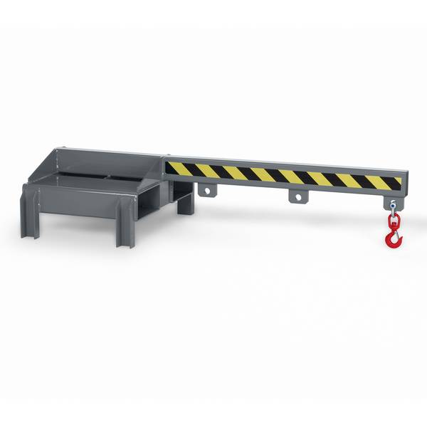 RR Industrietechnik Lastarm Typ RLA-DST bis zu 1000kg Tragkraft für Deichselstapler RAL 7016 Anthra