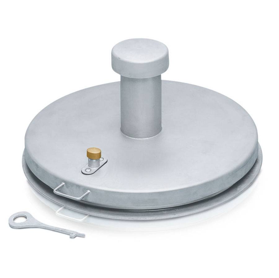 Zarges Brunnenabdeckung in runder Form aus Edelstahl ohne Isolierung Durchmesser 800 mm-0