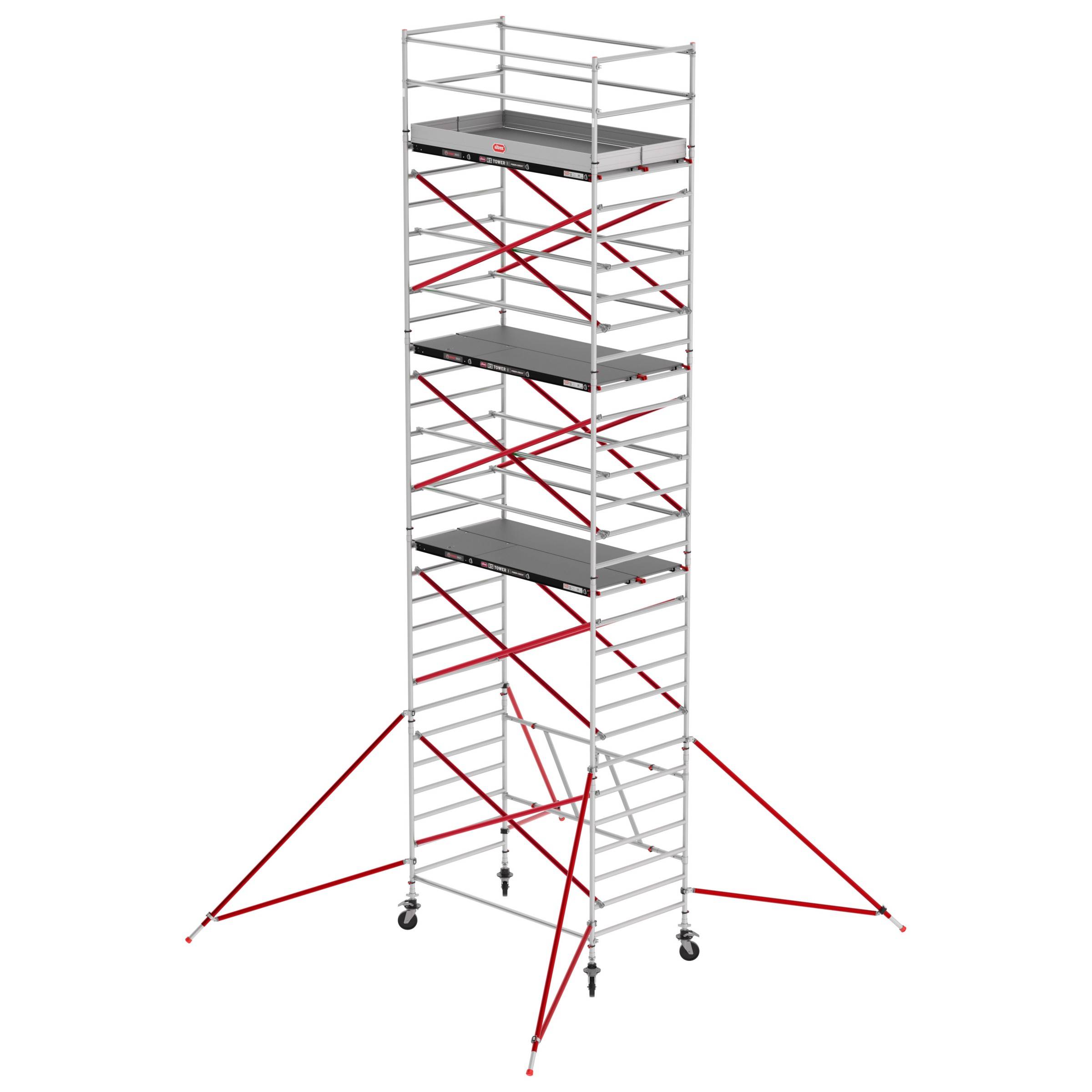 Altrex RS Tower 55 ohne Safe-Quick® 9,8m Arbeitshöhe Holz-Plattform 1,85m-0
