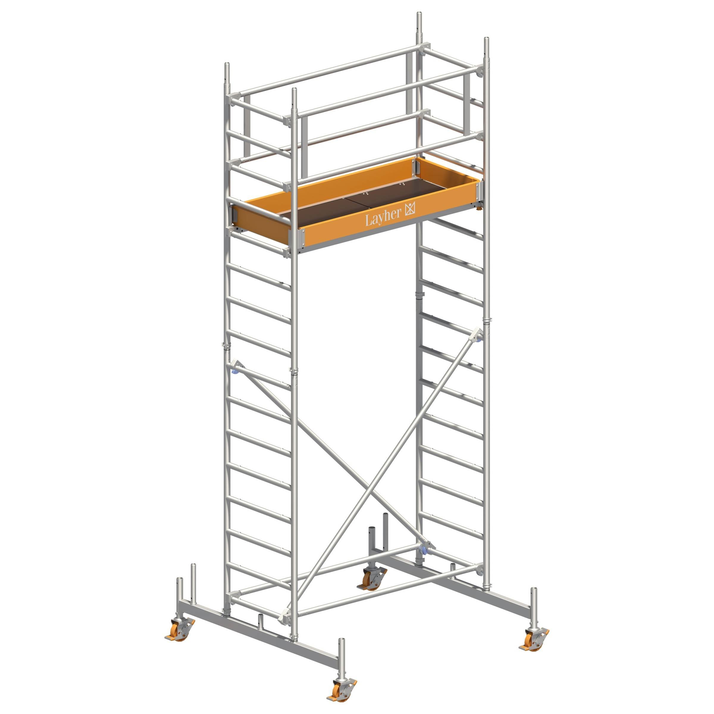 Layher Rollgerüst Uni LeichtStandard-Aufbau 5,26m AH