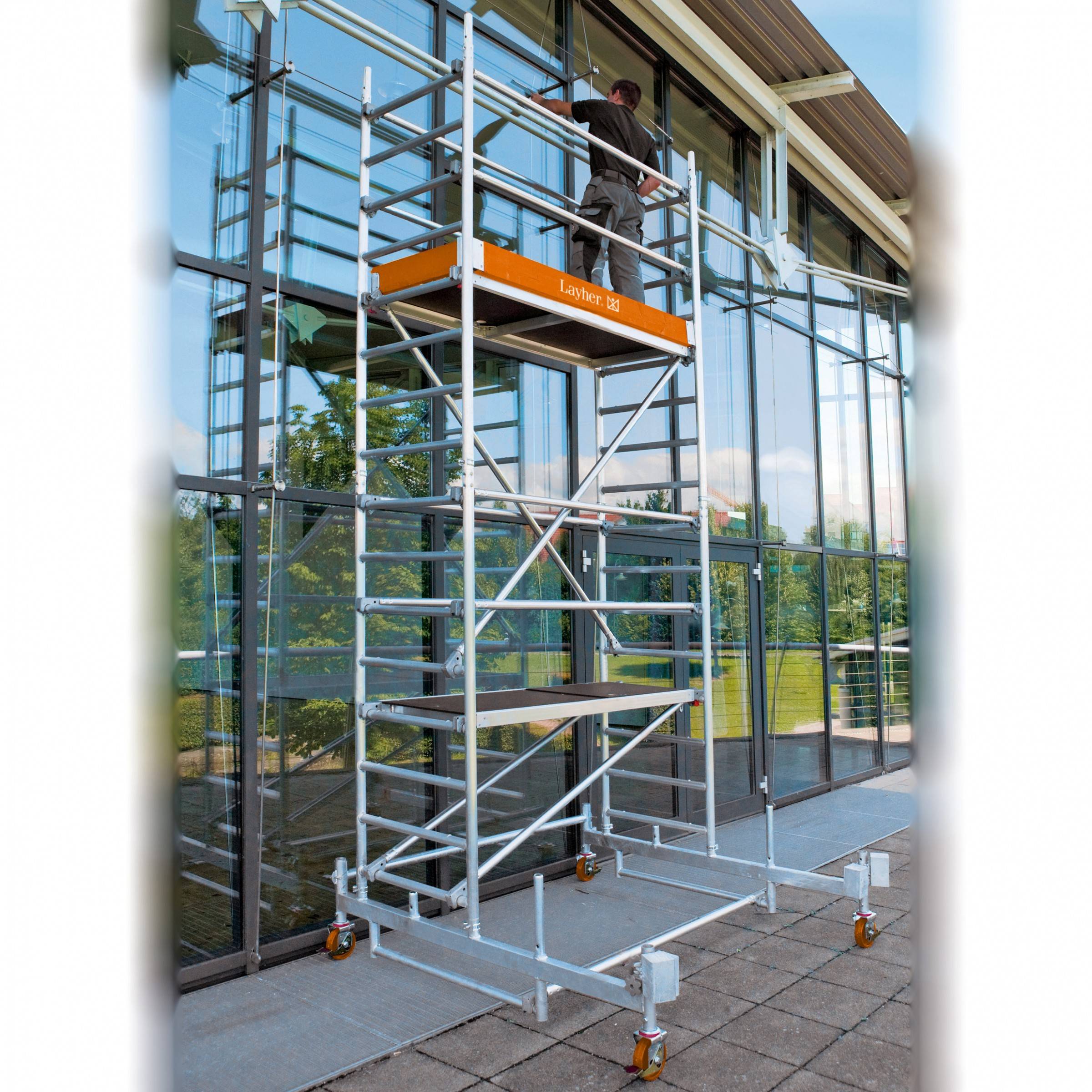 Layher Rollgerüst Uni LeichtStandard-Aufbau 5,26m AH-1