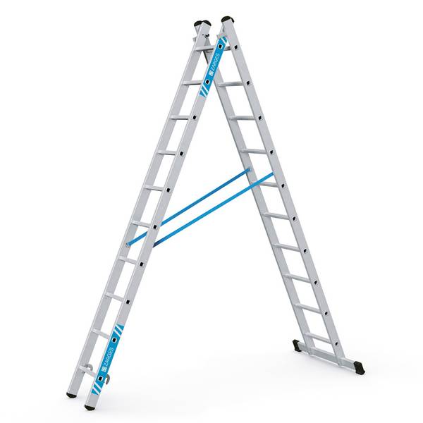 Zarges Kombileiter Combimaster Plus X 2x10 Sprossen
