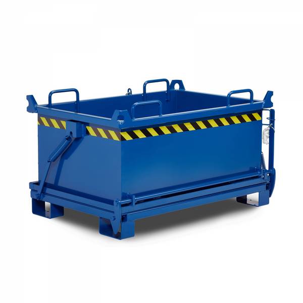 RR Industrietechnik Klappbodenbehälter Typ RBB-75 910x1370x1040mm 750dm³ RAL 5010 Enzianblau