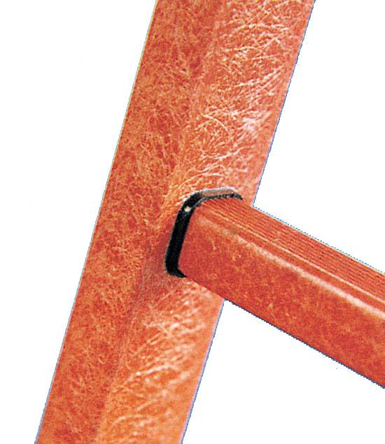 Zarges Vollkunststoff-Sprossen-Stehleiter EFA B 2x6 Sprossen-1