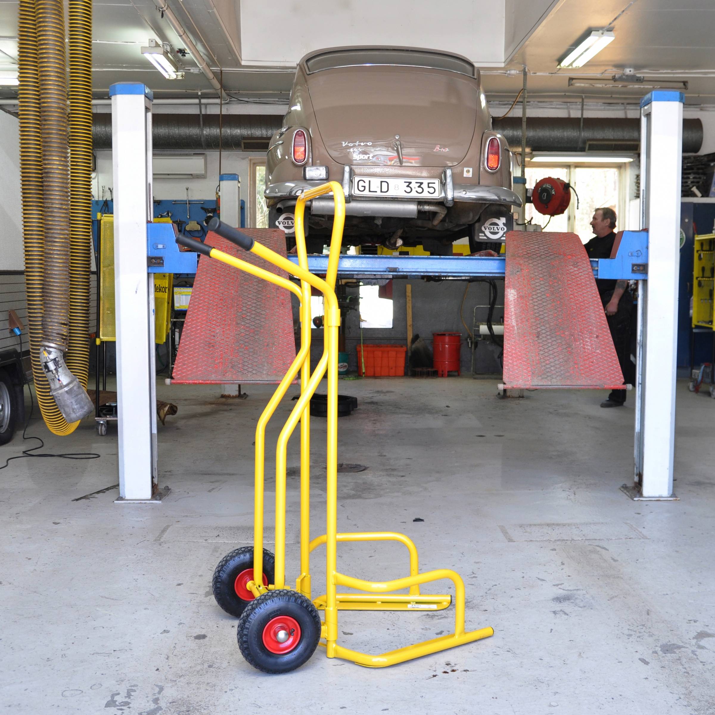 Kongamek Reifentransportwagen 1650x830x502mm mit Luftbereifung und 200kg Tragkraft-4