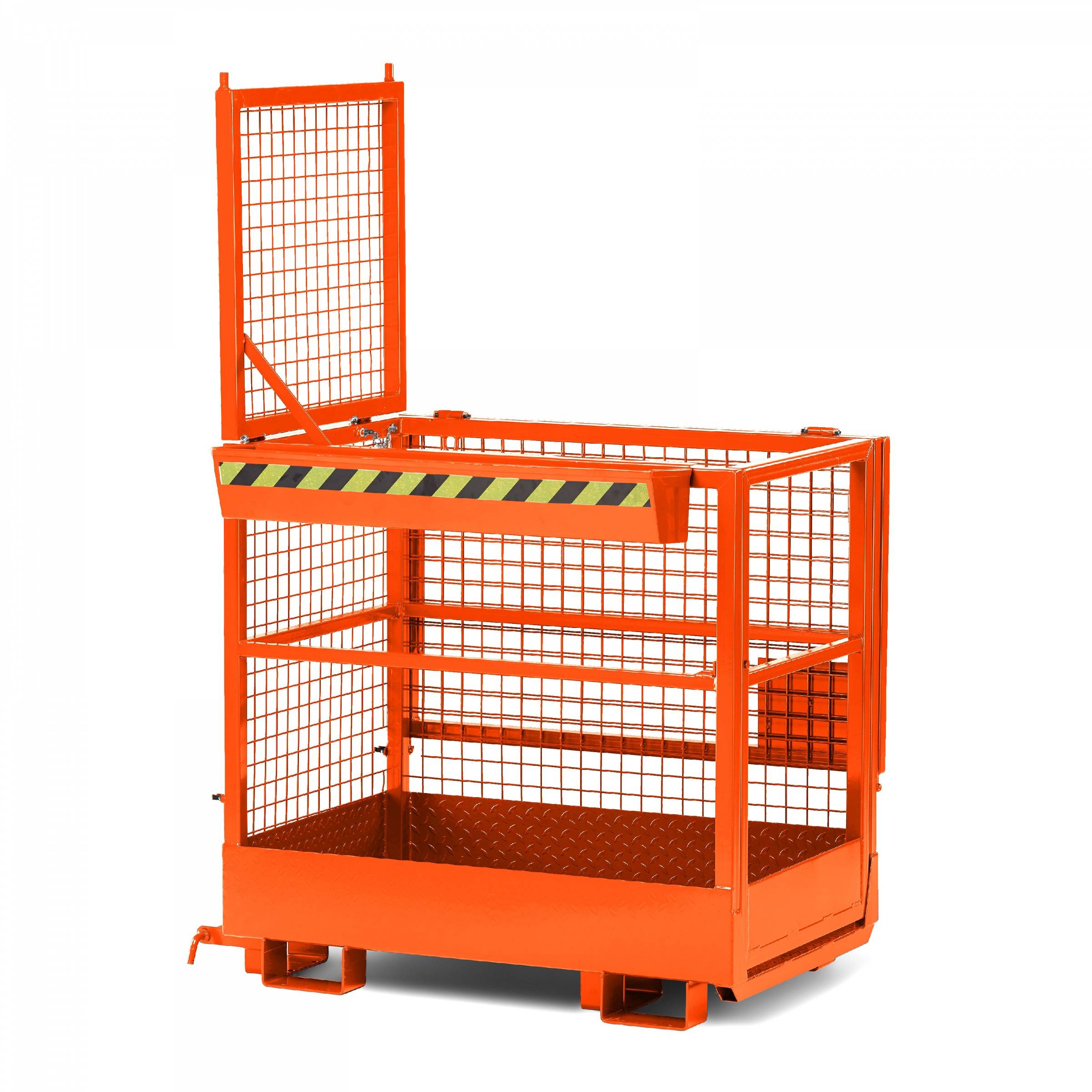 R+R Industrietechnik Arbeitskorb Typ RAK-DUO 1200x800x1950mm RAL2004 Reinorange-0