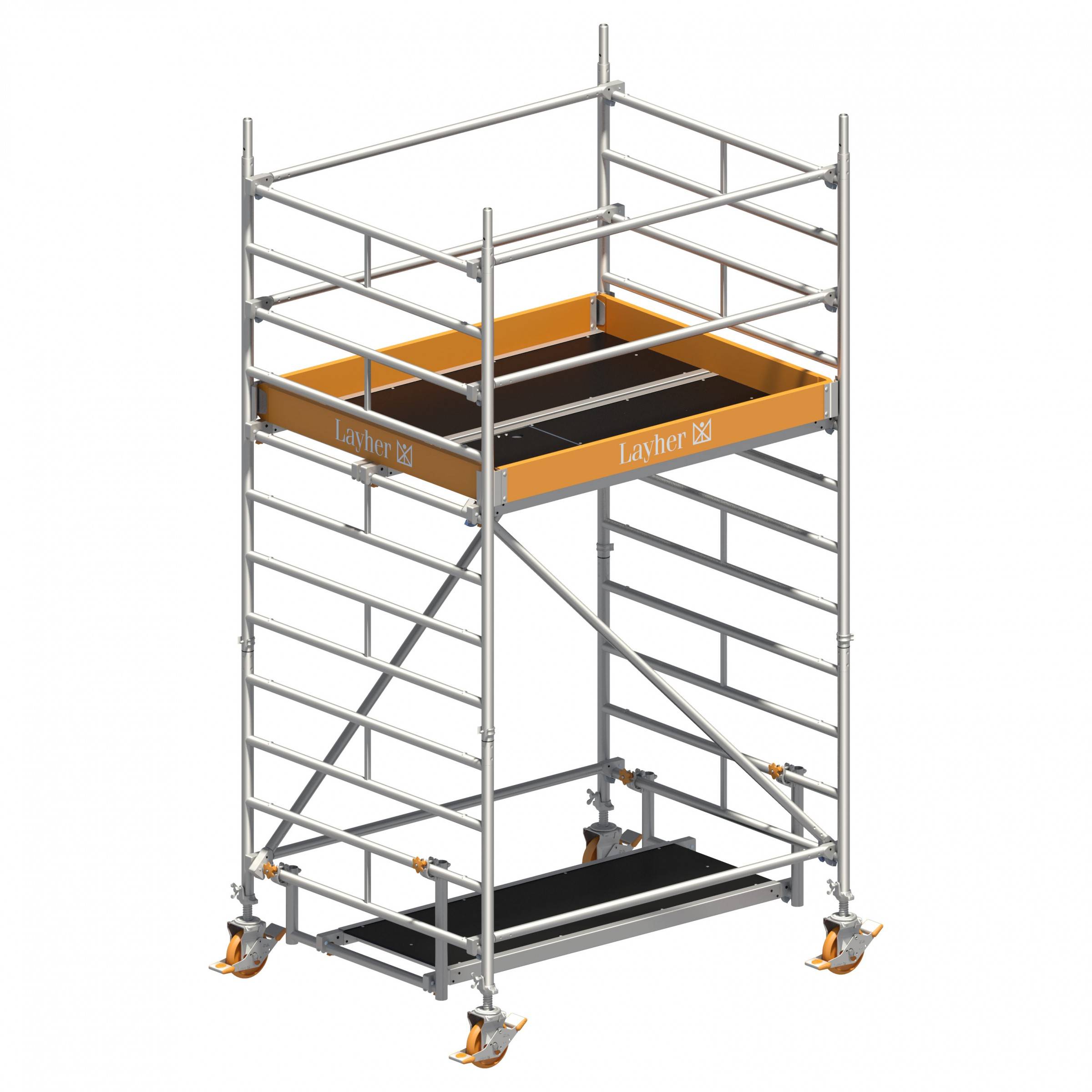Layher Rollgerüst Uni Kompakt P2 4,20m AH-0