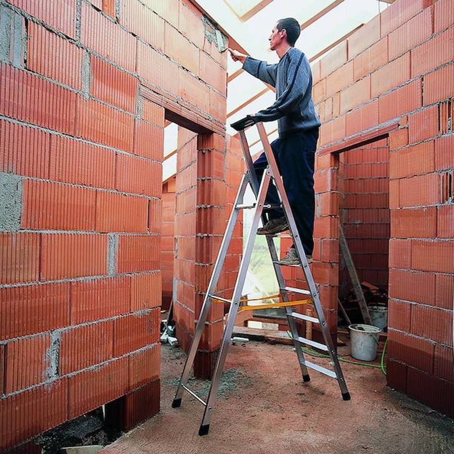 ZARGES Stufenleiter Nova S 3 Stufen Plattformhöhe 0,61 m Arbeitshöhe 2,60 m-2