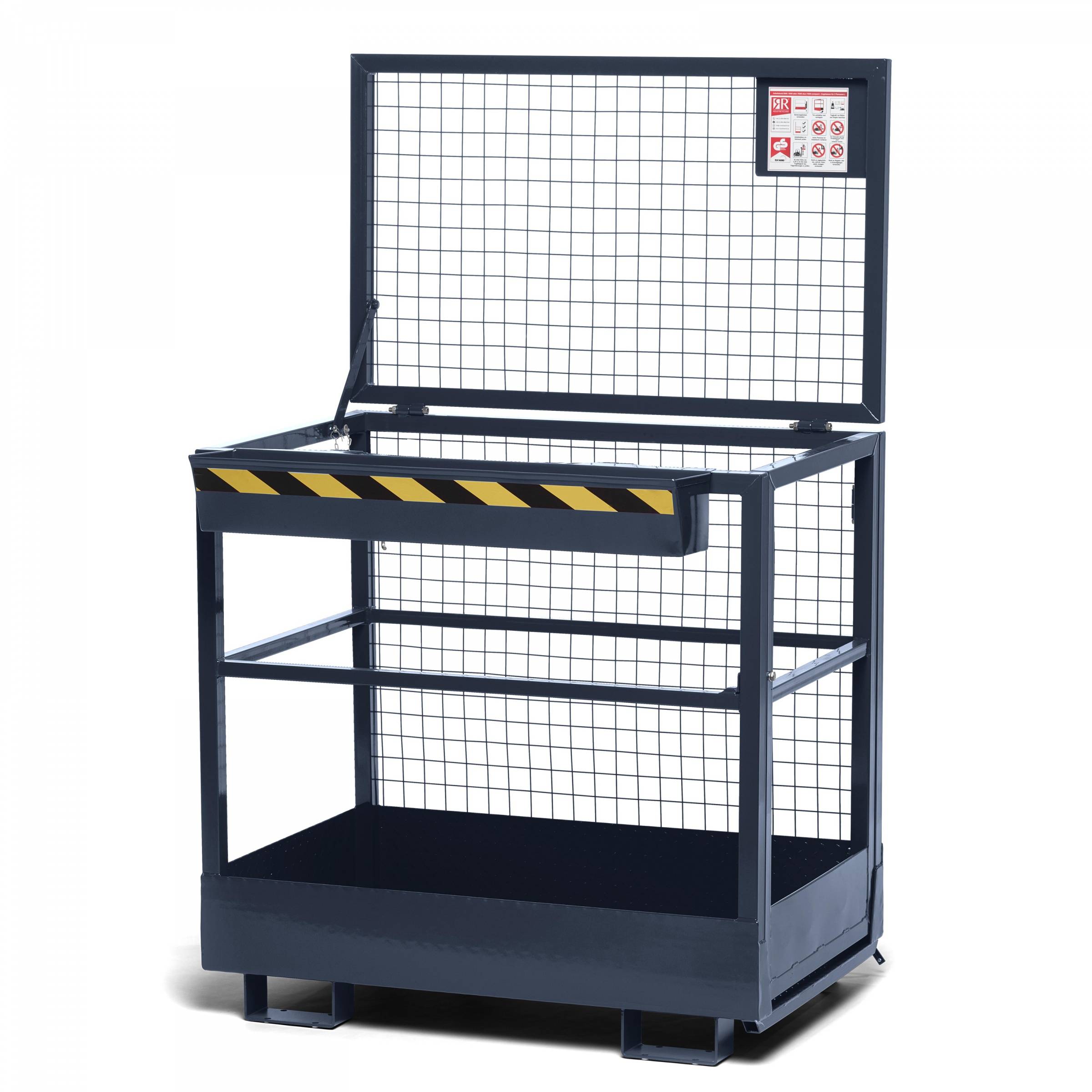 RR Industrietechnik Arbeitskorb Typ RAK 1200x800x1910mm RAL 7016 Anthrazitgrau-0