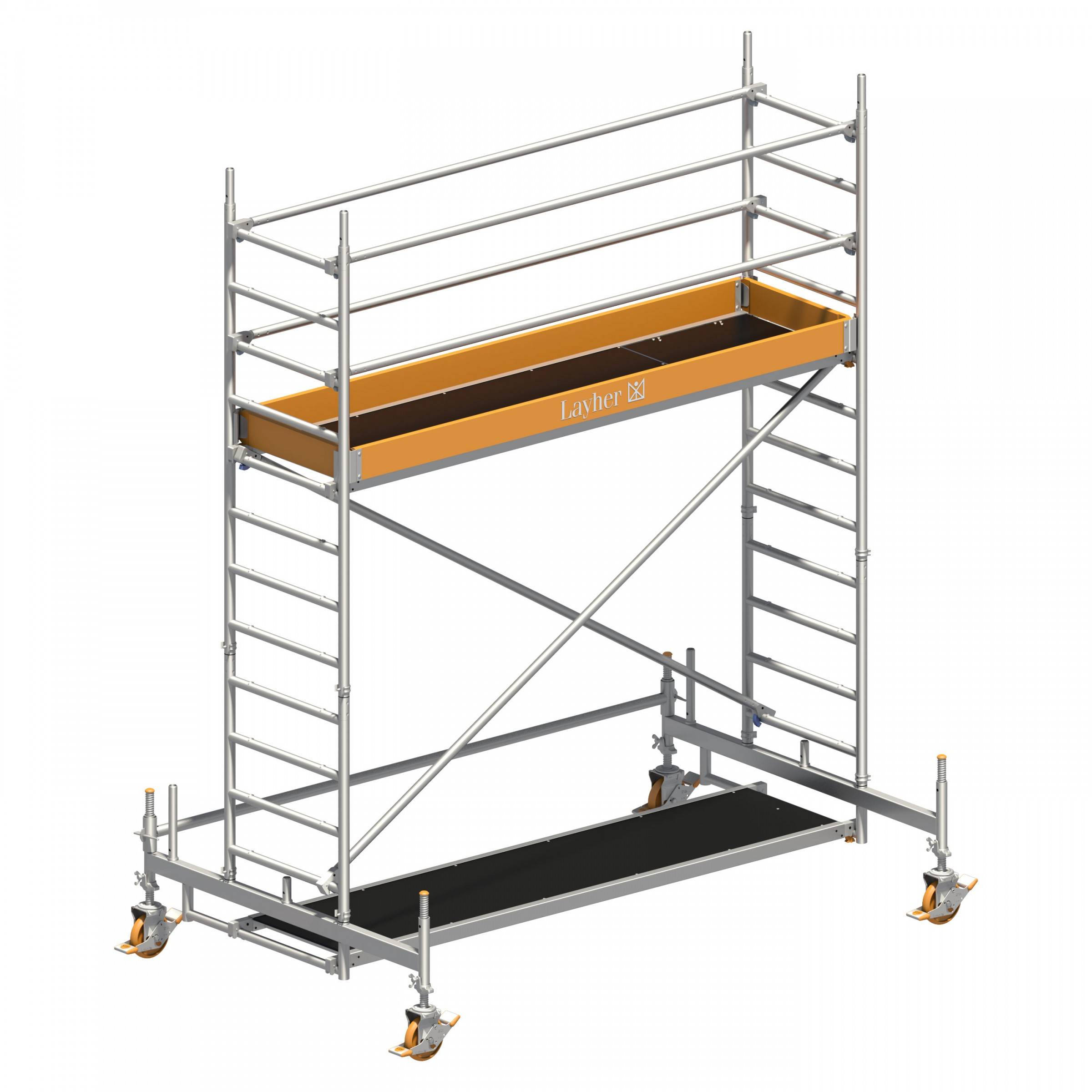 Layher Rollgerüst Uni Standard P2 4,35m AH-0