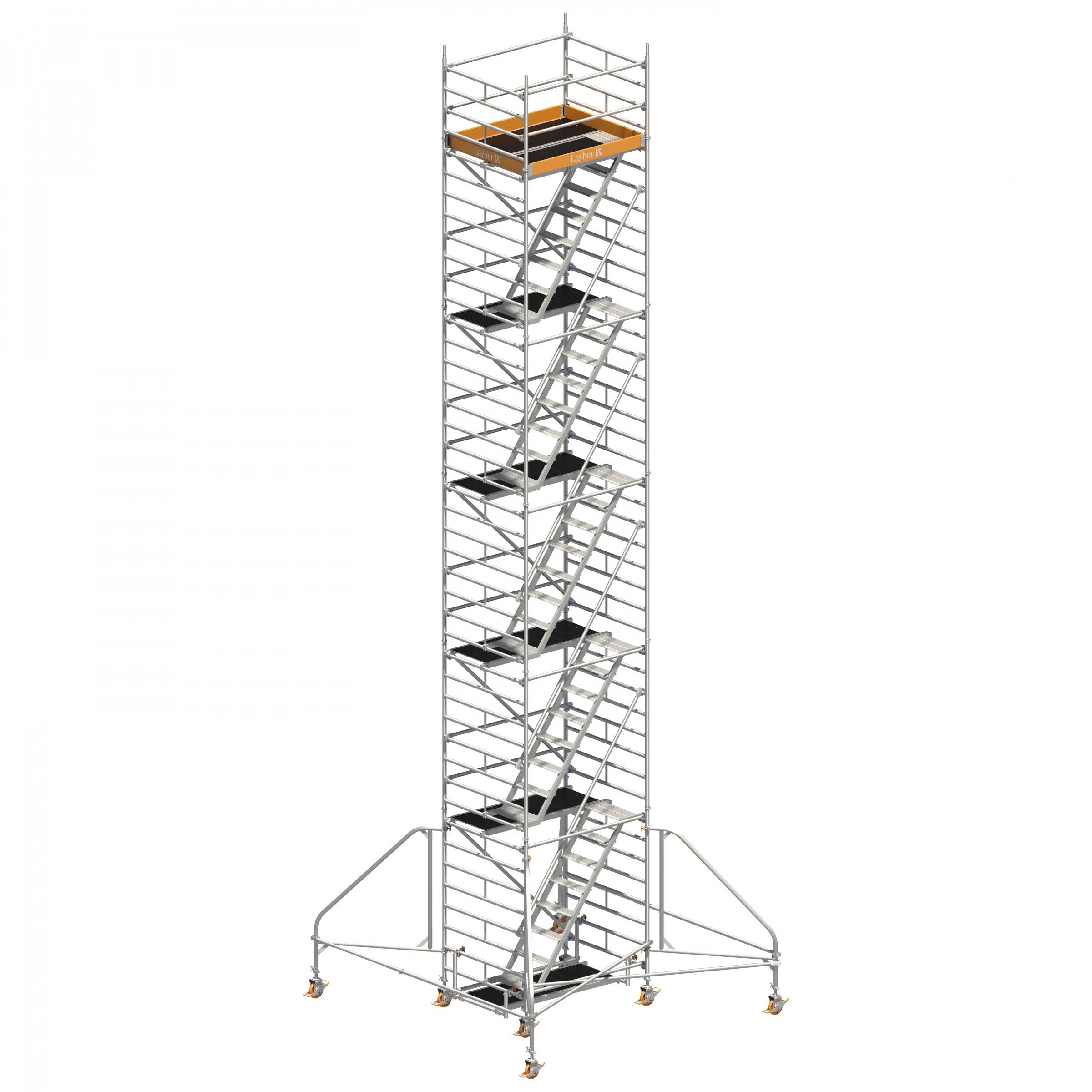 Layher Rollgerüst Uni Komfort 12,20 m AH-0