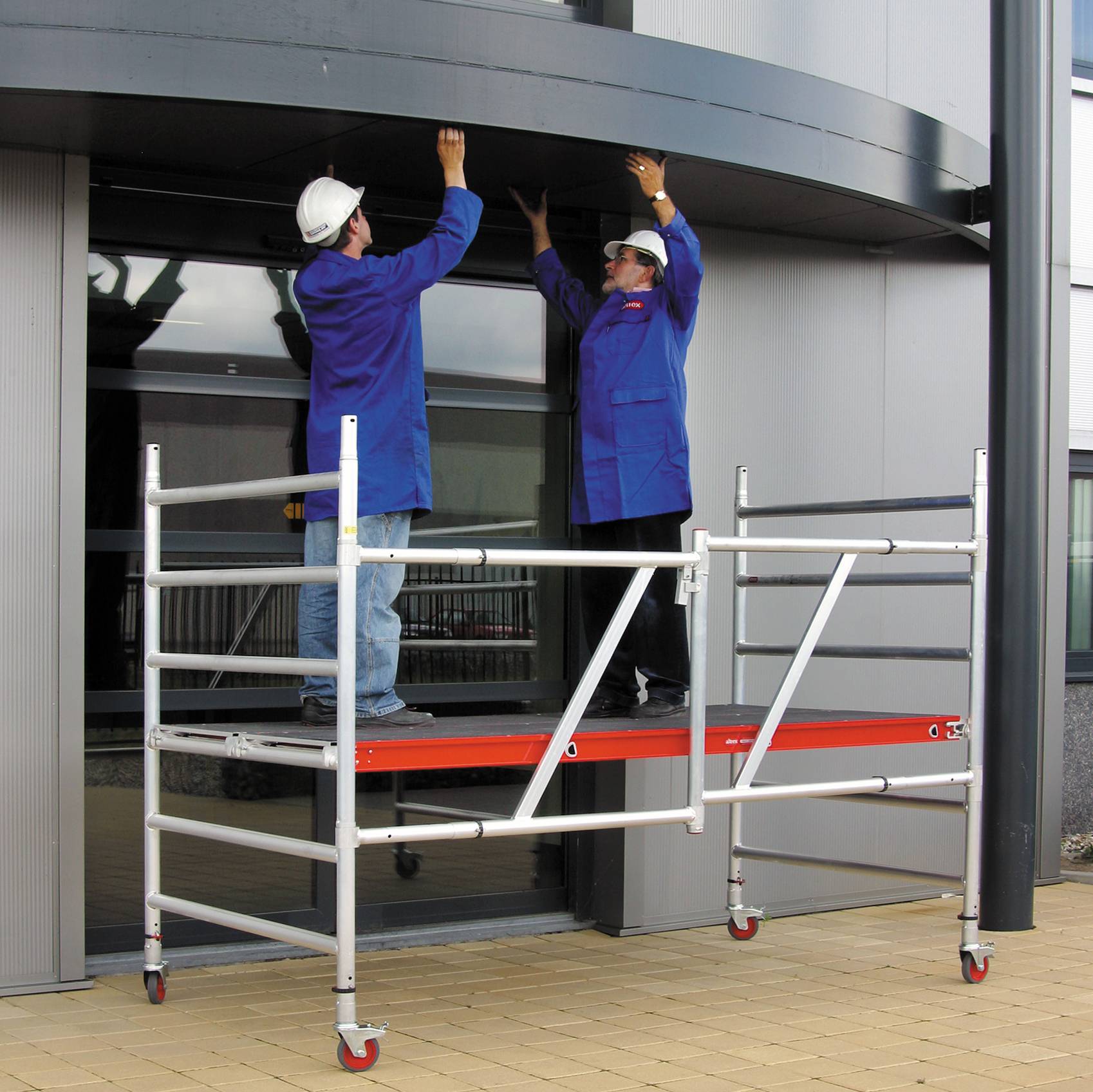 Altrex Klappgerüst RS Tower 54 Aluminium Fiber-Deck Plattform 0,75x1,85m ohne Safe-Quick 4,8m AH-1
