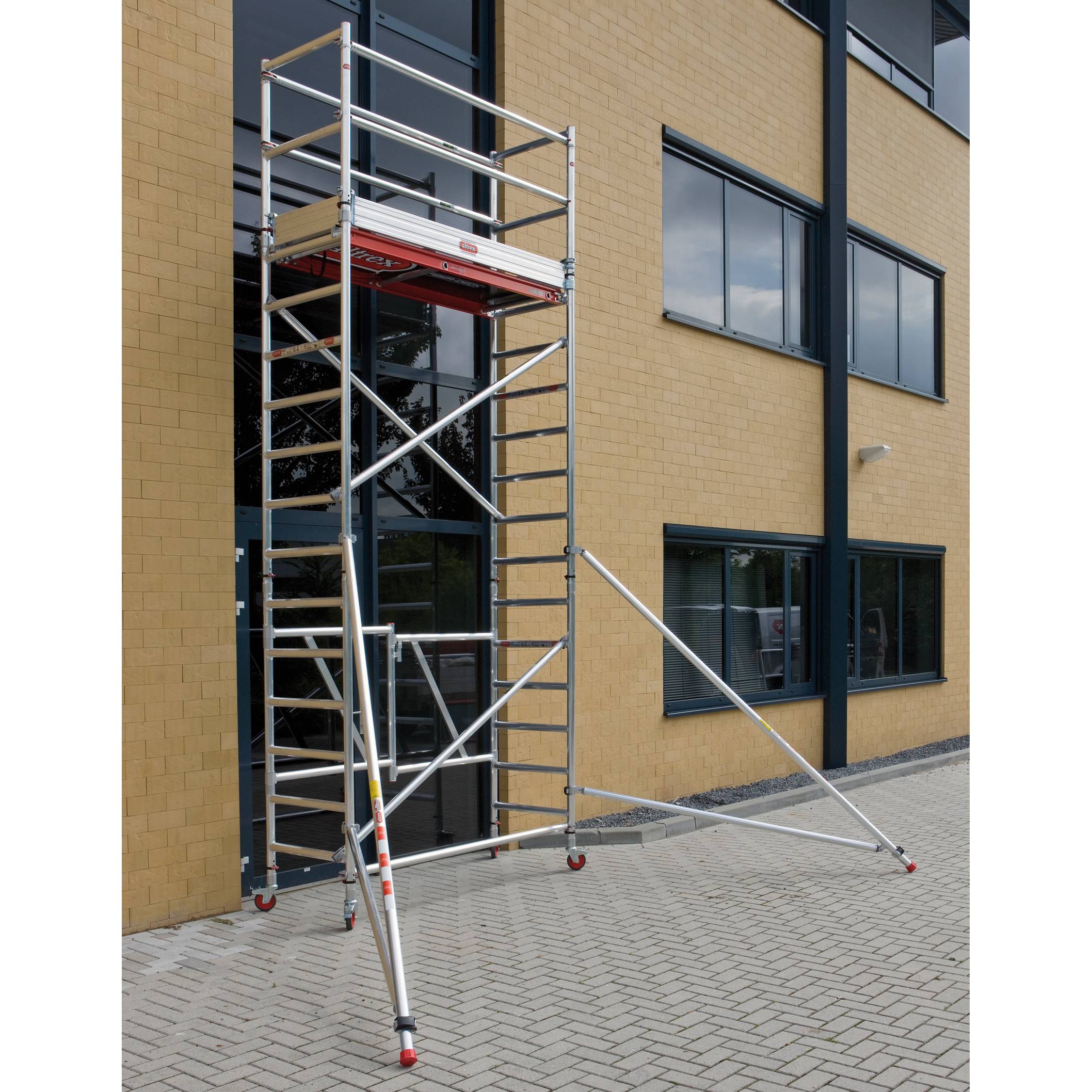 Altrex Klappgerüst RS Tower 54 Aluminium Fiber-Deck Plattform 0,75x1,85m ohne Safe-Quick 4,8m AH-2