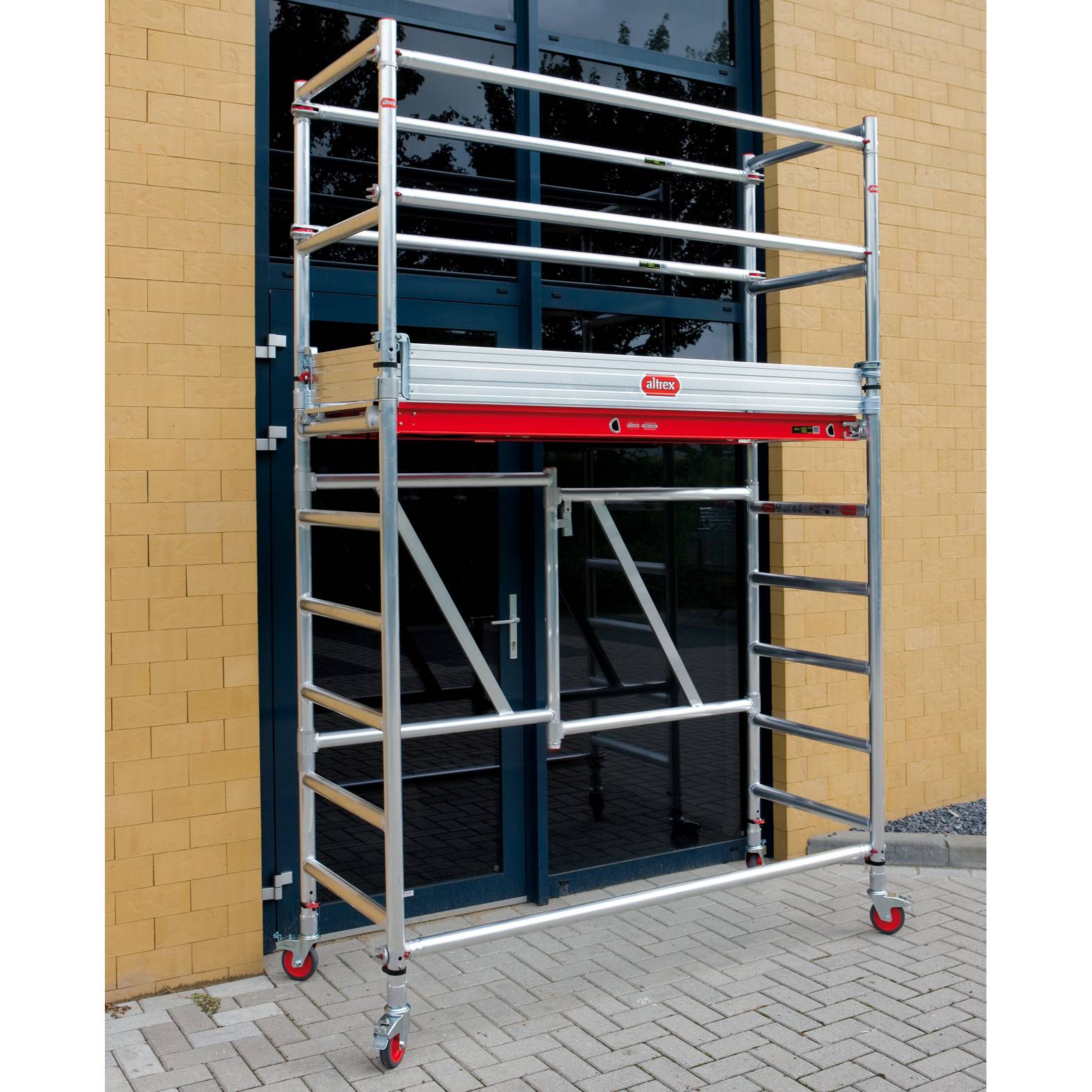 Altrex Klappgerüst RS Tower 54 Aluminium Fiber-Deck Plattform 0,75x1,85m ohne Safe-Quick 4,8m AH-3