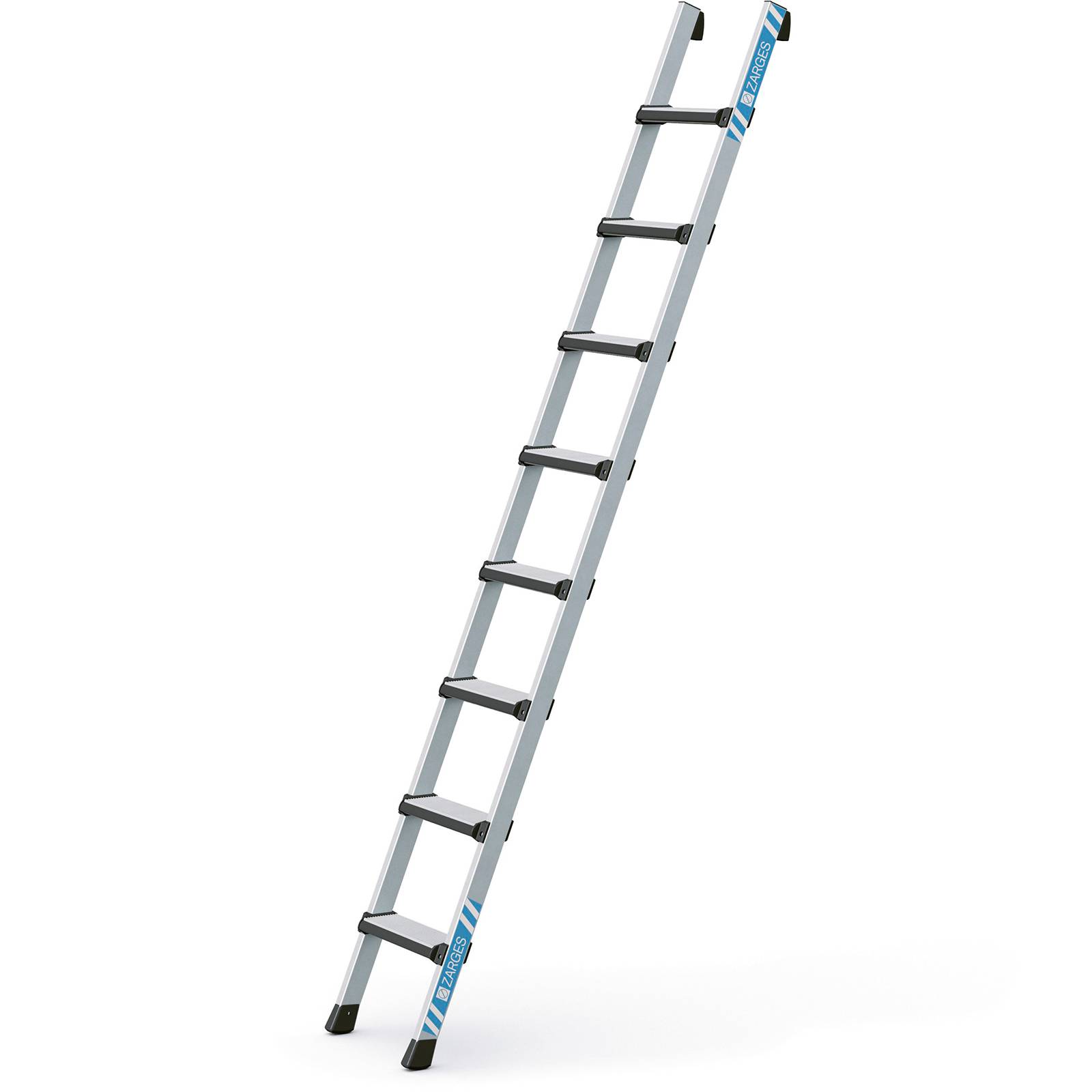 Zarges Anlegeleiter Comfortstep L 8 gepolsterte Stufen-0