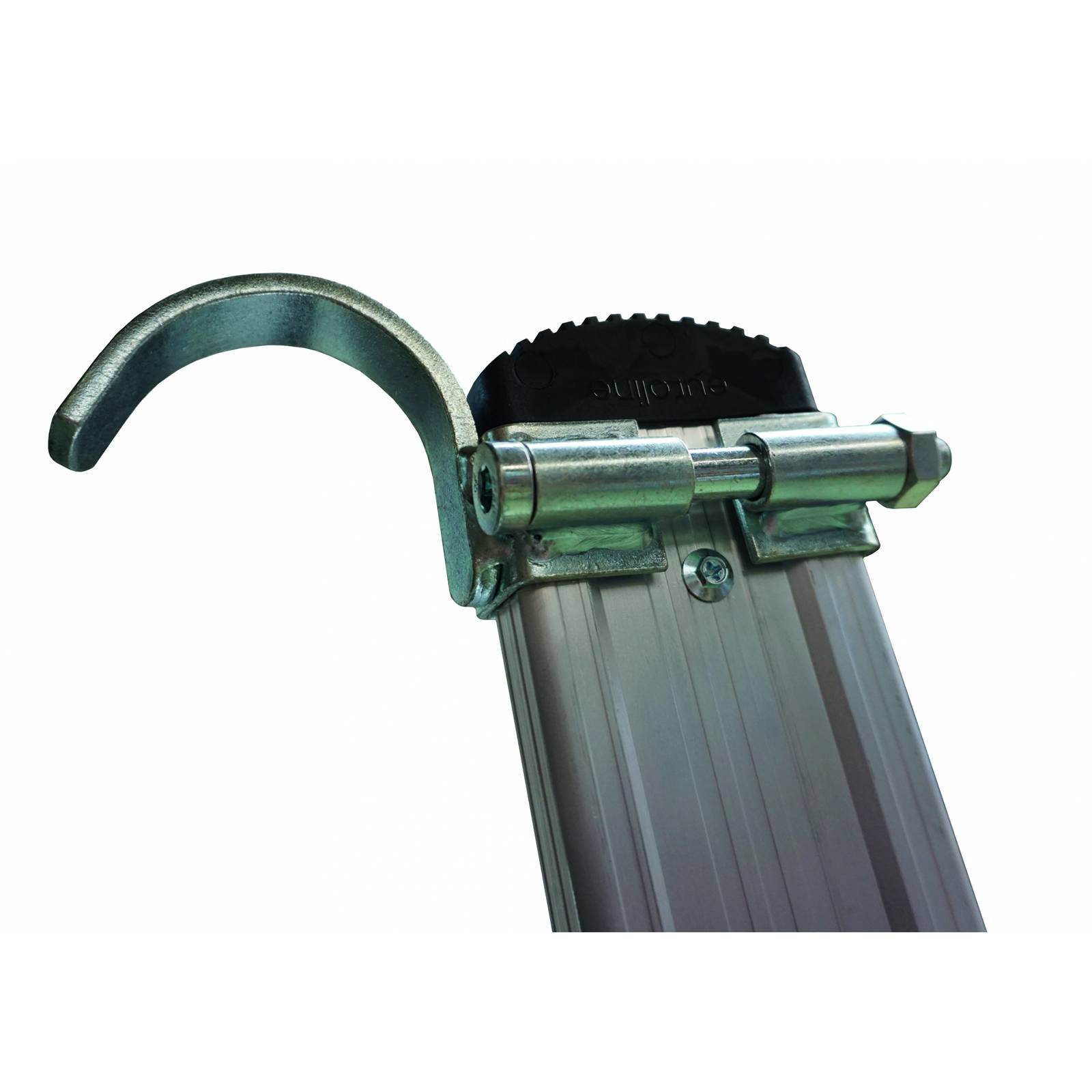 Euroline Premium 30176 Alu Stufenanlegeleiter mit Vario Einhängehaken Ø 60mm 12 Stufen-2