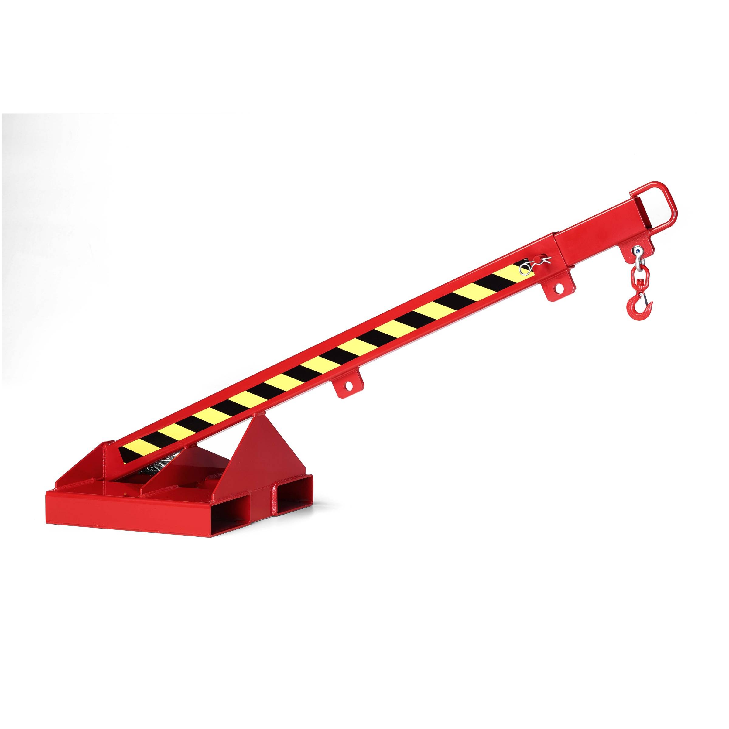 RR Industrietechnik teleskopierbarer Kranarm Typ RLH-T1 bis zu 1000kg Tragkraft RAL 3000 Feuerrot-0