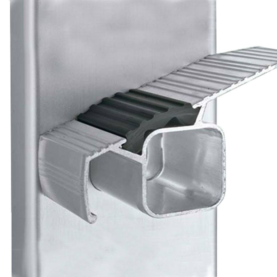 Zarges gebördelte Stehleiter, eloxiert Saferstep B 2x8 Stufen-1