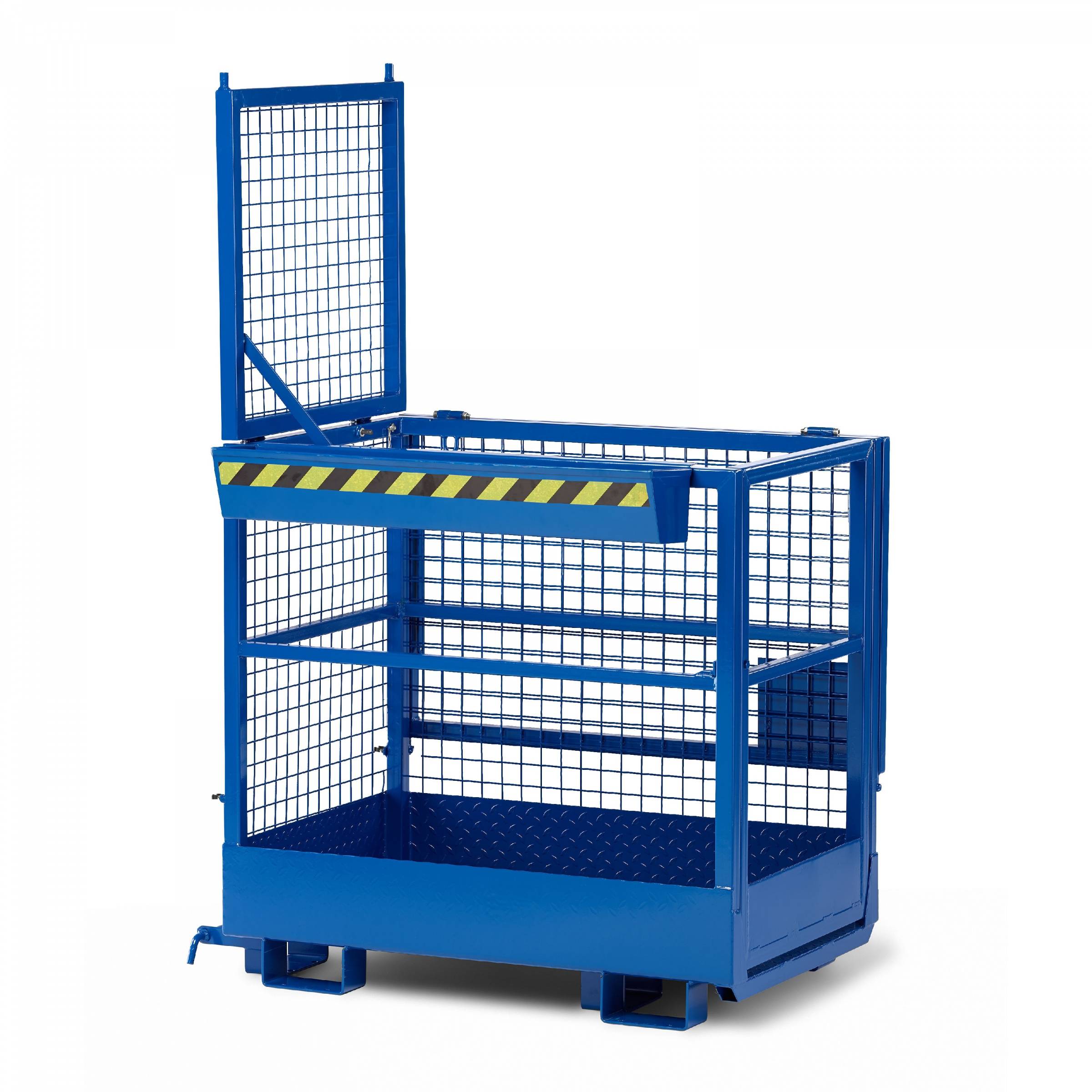 R+R Industrietechnik Arbeitskorb Typ RAK-DUO 1200x800x1950mm RAL5010 Enzianblau-0