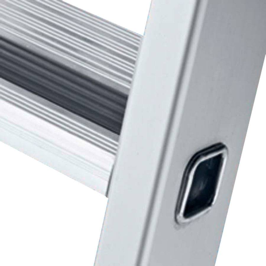 Zarges gebördelte Stehleiter Saferstep S eloxiert 8 Stufen-3