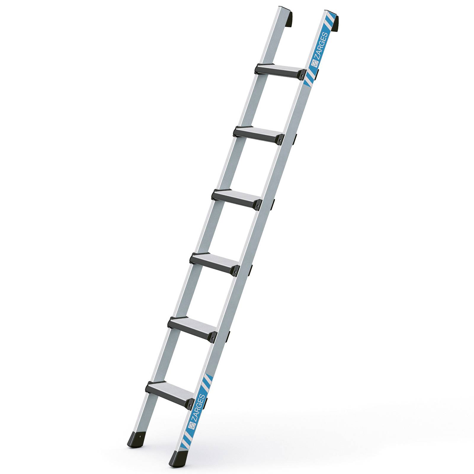 Zarges Anlegeleiter Comfortstep L 6 gepolsterte Stufen-0