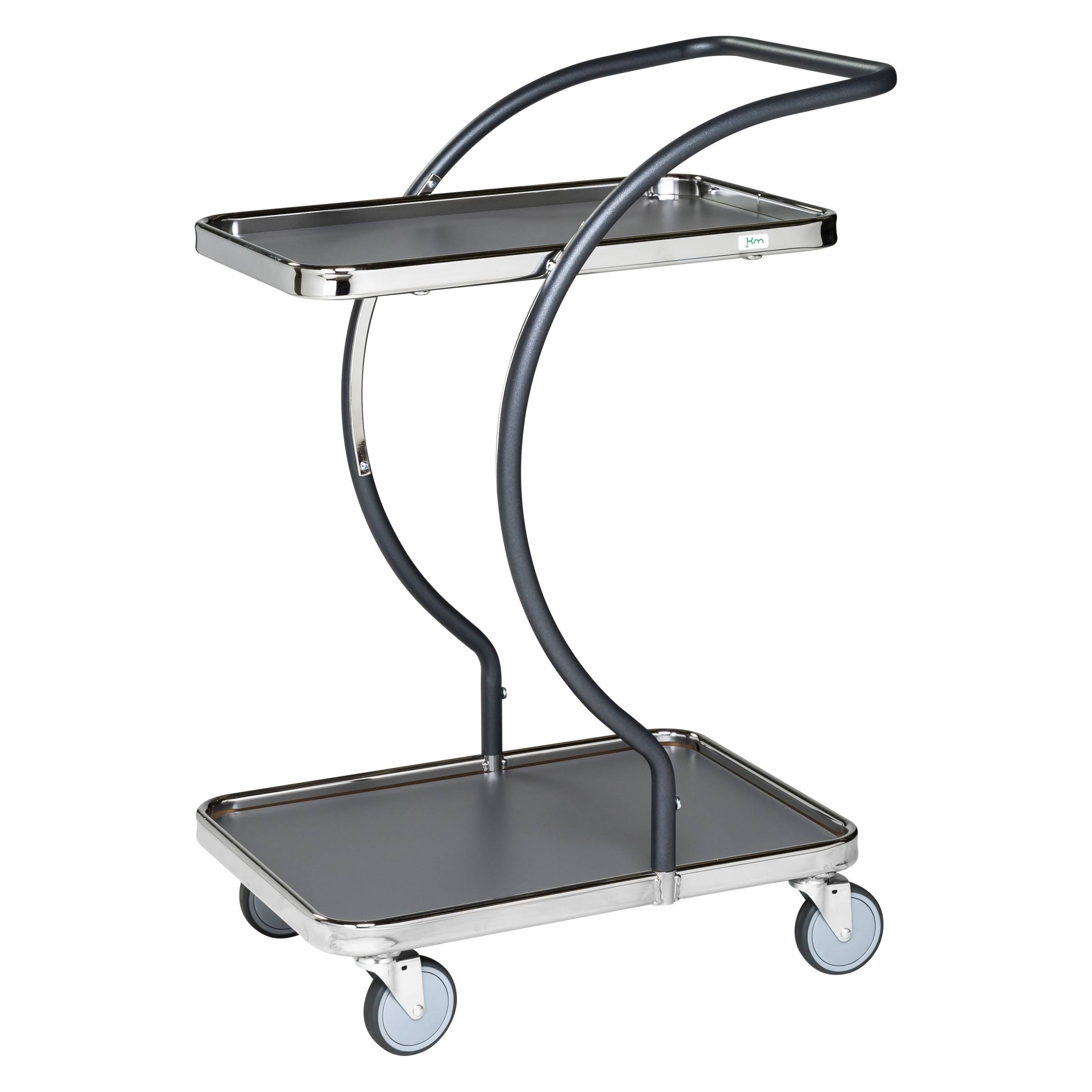Kongamek C-Line Tischwagen in grau mit 2 Böden 595x360mm Ladefläche-0