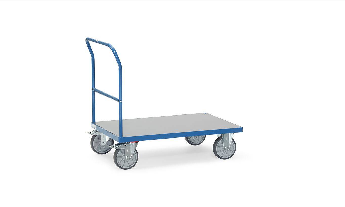Fetra Schiebebügelwagen mit Hart-PVC Plattform Ladefläche 1.200 x 800 mm-0